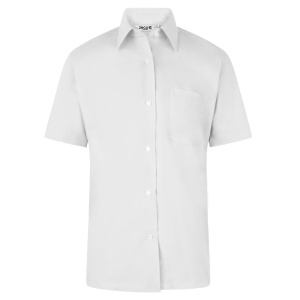 School Blouse - Short Sleeve - White (Twin Pack)